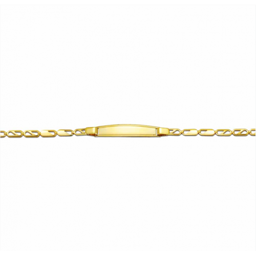 14K Χρυσό Bραχιόλι Ταυτότητα T2-1113