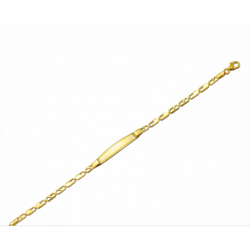 14K Χρυσό Bραχιόλι Ταυτότητα T2-1113