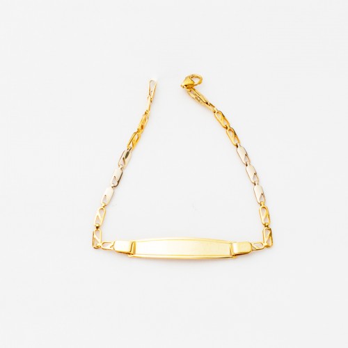 9K Χρυσό Βραχιόλι Ταυτότητα TT497KK1