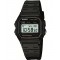 CASIO Collection Ψηφιακό, μαύρο λουράκι από Καουτσούκ W-59-1VQES