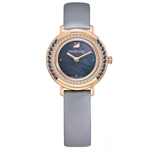 SWAROVSKI Playful Lady PVD Rose Gold Purple Leather Strap 5243044