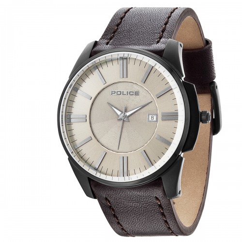 POLICE GOVERNER Brown Leather Strap PL.14384JSB19