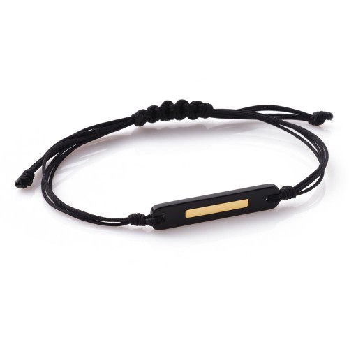 Rockman, 14K Χρυσό Bραχιόλι Αντρικό Μακραμέ XB461500