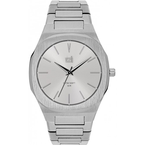 VISETTI San Remo Men Silver Stainless Steel Bracelet ZE-SW698SS