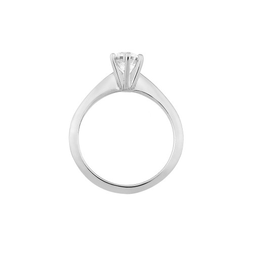 18K Μονόπετρο Δαxτυλίδι Αρραβώνων με Οικολογικό Lab Grown Διαμάντι ZL2041