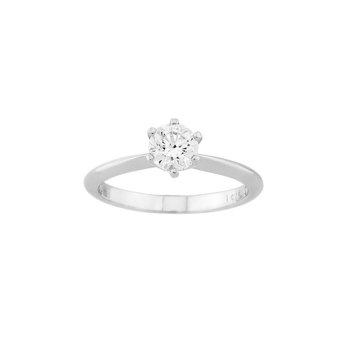 18K Μονόπετρο Δαxτυλίδι Αρραβώνων με Οικολογικό Lab Grown Διαμάντι ZL2041