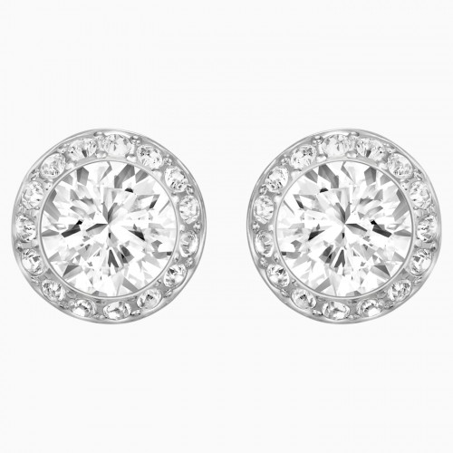 SWAROVSKI Angelic Καρφωτό Σκουλαρίκι Λευκό, Επιροδιωμένο 1081942