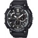 CASIO Collection Chronograph Black Rubber Strap MCW-200H-1AVEF-2 CASIO Collection Chronograph Black Rubber Strap MCW-200H-1AVEF-2
