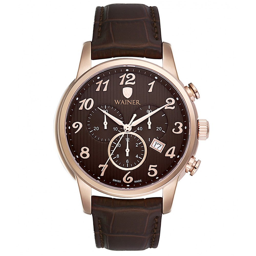 WAINER Brown Leather Strap 14692-B