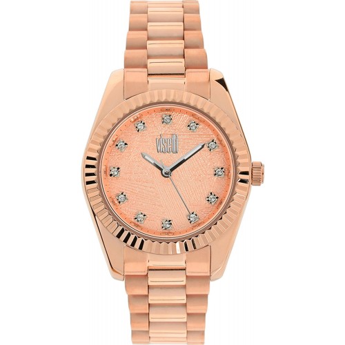 VISETTI City Link Series Stainless Steel Bracelet ZE-499RR