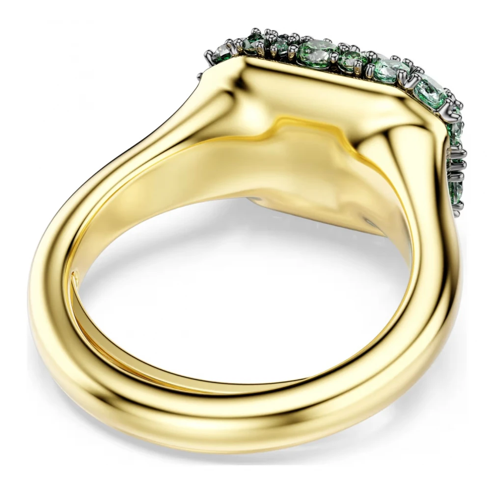 SWAROVSKI Δαχτυλίδι κοκτέιλ Sublima Οκτάγωνη κοπή, Πράσινο, Επιμετάλλωση σε χρυσό 18Κ 5759920