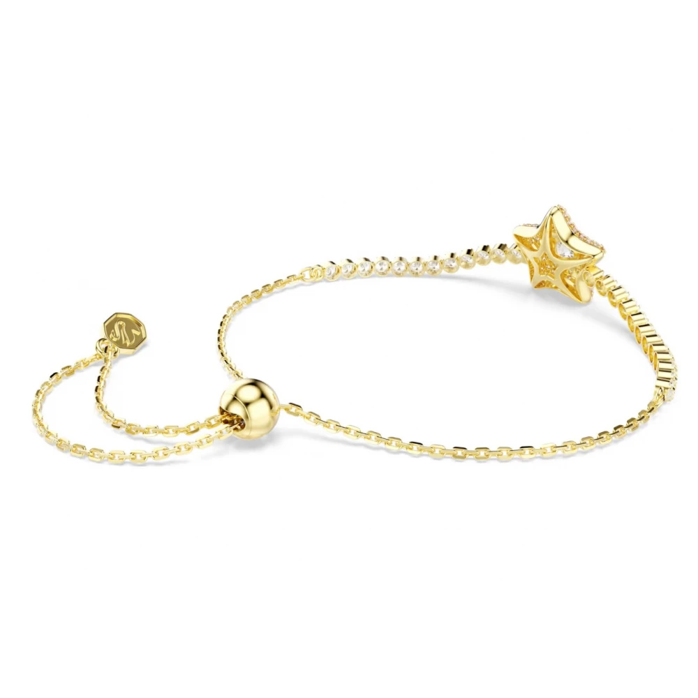 SWAROVSKI Sublima Βραχιόλι Στρογγυλή κοπή, Πολύχρωμο, Αστέρι, Επιχρυσωμένο σε 18Κ 5760559