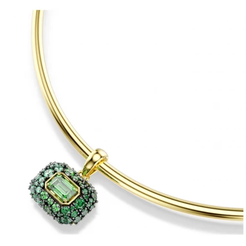 SWAROVSKI Τσόκερ Sublima, Οκτάγωνη Κοπή, Πράσινο, Επιμετάλλωση με χρυσό 18K 5760763