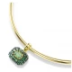 SWAROVSKI Τσόκερ Sublima, Οκτάγωνη Κοπή, Πράσινο, Επιμετάλλωση με χρυσό 18K 5760763