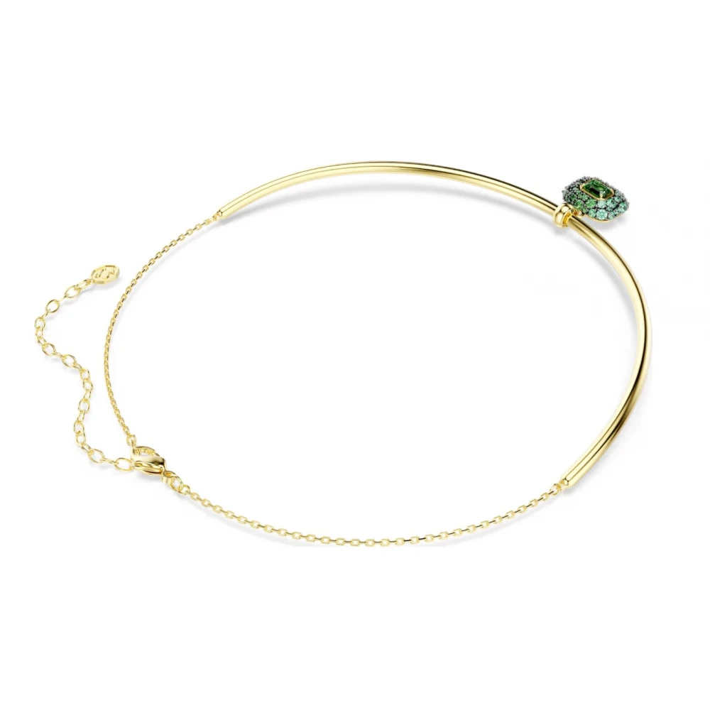 SWAROVSKI Τσόκερ Sublima, Οκτάγωνη Κοπή, Πράσινο, Επιμετάλλωση με χρυσό 18K 5760763
