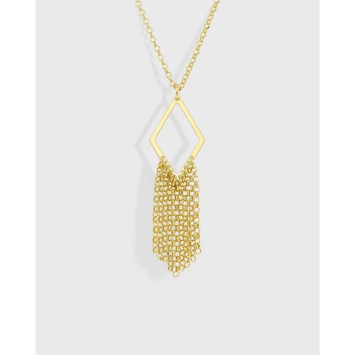 VOGUE 925 Ασήμι Κολιέ Επιχρυσωμένο 20171605401