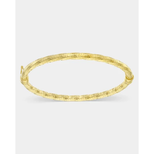 VOGUE 925 Ασήμι Χειροπέδα Επιχρυσωμένη με Ανάγλυφο Σχέδιο 20171772301