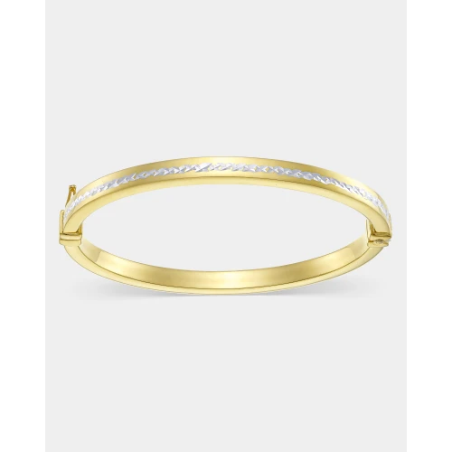 VOGUE 925 Ασήμι Χειροπέδα Επιχρυσωμένη Δύο Τόνων 20171972301