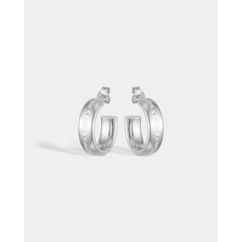 VOGUE Σκουλαρίκια 925 Ασήμι, Κρίκοι, 20173572203