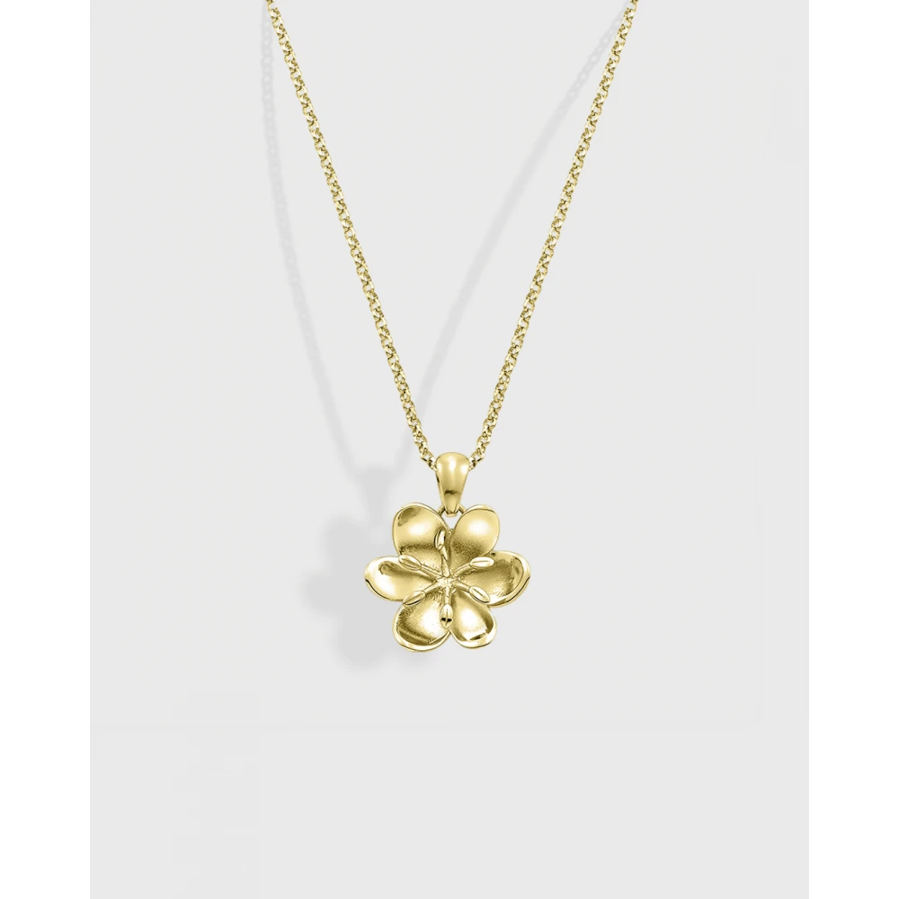 VOGUE 925 Ασήμι Κολιέ Επιχρυσωμένο με "Λουλούδι" 20176311401