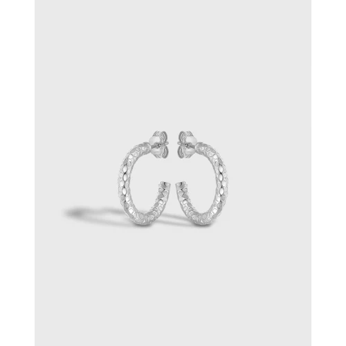 VOGUE Σκουλαρίκια 925 Ασήμι, Κρίκοι, 20172172203