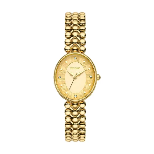 BREEZE Sirena με Κρύσταλλα και Χρυσό Μπρασελέ από Ανοξείδωτο Ατσάλι 2013212591.4