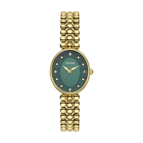 BREEZE Sirena με Κρύσταλλα και Χρυσό Μπρασελέ από Ανοξείδωτο Ατσάλι 2013212591.5