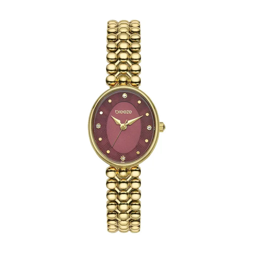 BREEZE Sirena με Κρύσταλλα και Χρυσό Μπρασελέ από Ανοξείδωτο Ατσάλι 2013212591.7