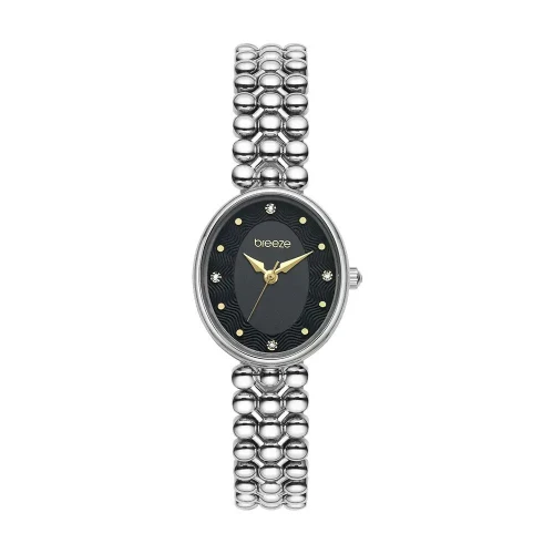 BREEZE Sirena με Κρύσταλλα και Ασημί Μπρασελέ από Ανοξείδωτο Ατσάλι 2013612591.2