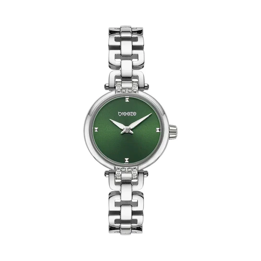 BREEZE Knotique με Κρύσταλλα και Ασημί Μπρασελέ από Ανοξείδωτο Ατσάλι 2013613021.7