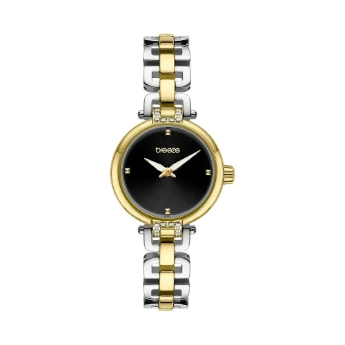 BREEZE Knotique με Κρύσταλλα και Μπρασελέ Δύο Τόνων από Ανοξείδωτο Ατσάλι 2013713021.2