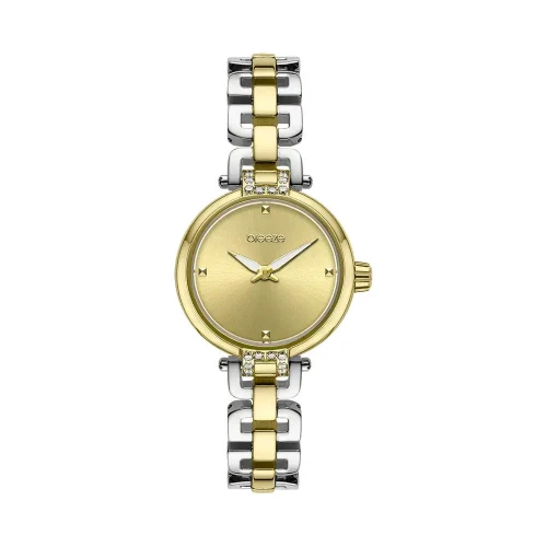 BREEZE Knotique με Κρύσταλλα και Μπρασελέ  Δύο Τόνων από Ανοξείδωτο Ατσάλι 2013713021.4