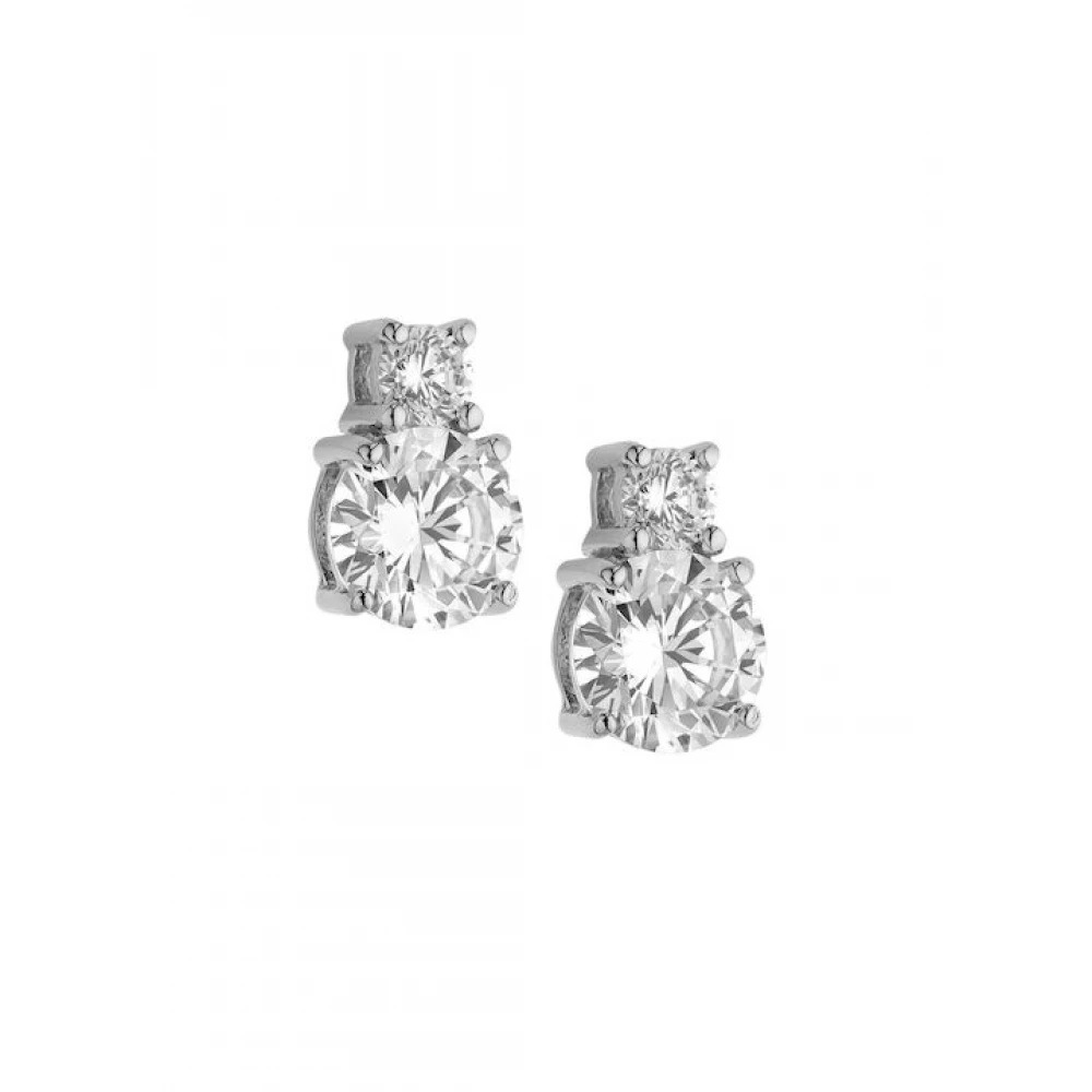 VOGUE Σκουλαρίκια 925 Ασήμι Με Ζιργκόν 2017245121.3