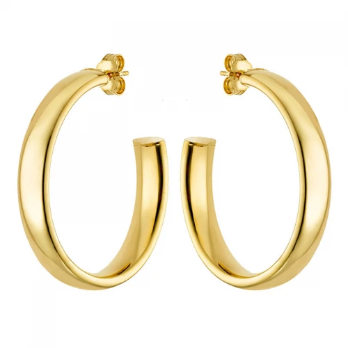 VOGUE 925 Ασήμι Σκουλαρίκια Επιχρυσωμένα Κρίκοι 20173871201