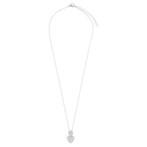 BREEZE Κολιέ ΄''Καρδιά'', Ασήμι 925, με Λευκά Ζιργκόν 2017416026.4