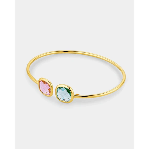 VOGUE 925 Ασήμι Χειροπέδα Επιχρυσωμένη με Ζιργκόν 20174624391