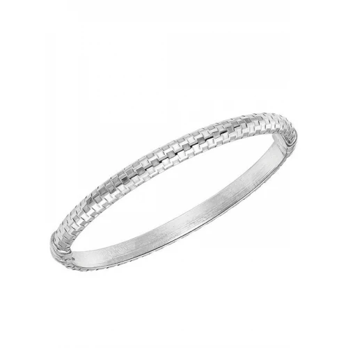 VOGUE 925 Ασήμι Βραχιόλι "Χειροπέδα" σχέδιο "Δέρμα φιδιού" 20175270303