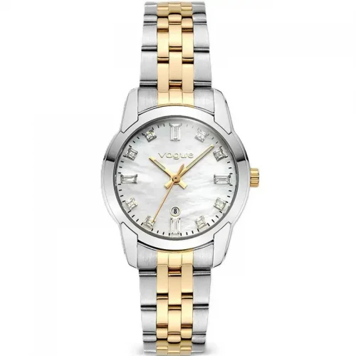 VOGUE Lydia με Μπρασελέ Δύο Τόνων από Ανοξείδωτο Ατσάλι με Ζιργκόν 2020616561