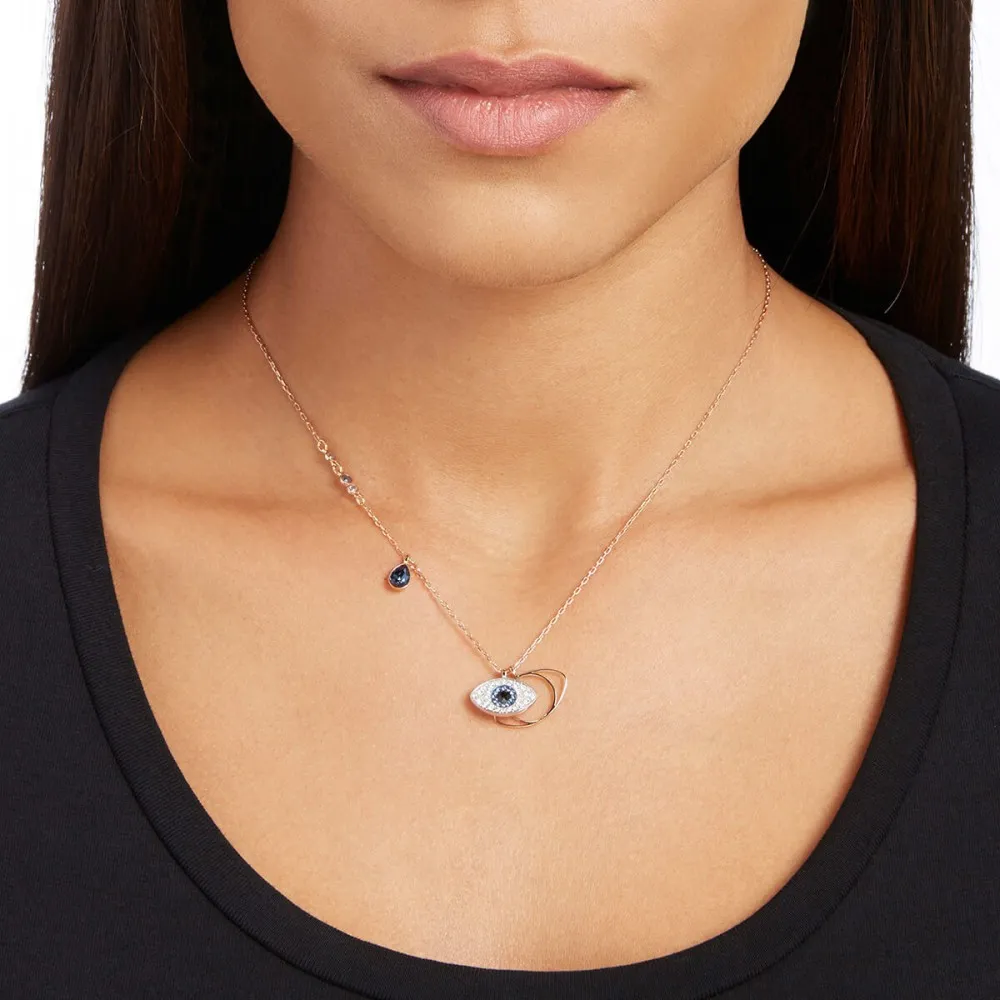 SWAROVSKI Symbolic Κολιέ Μάτι, Μπλε, Φινίρισμα από διάφορα μέταλλα 5736984