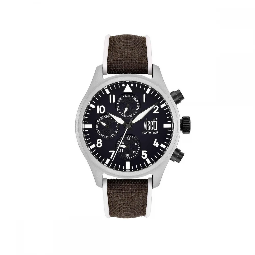 VISETTI Με υφασμάτινο Καφέ Λουράκι 51Z-SW002SKC