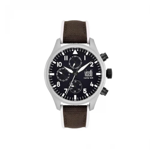 VISETTI Με υφασμάτινο Καφέ Λουράκι 51Z-SW002SKC