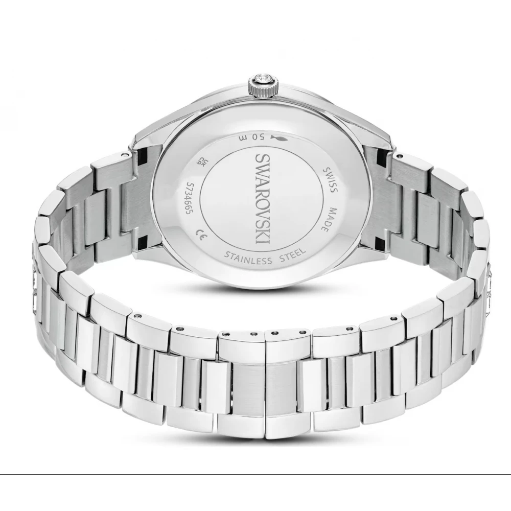 SWAROVSKI Ρολόι Matrix Date με μπρασελέ από Ανοξείδωτο Ατσάλι σε Ασημί Τόνο 5734665