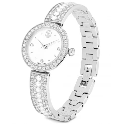 SWAROVSKI Matrix Pearl Bangle Eλβετικής κατασκευής, Κρυστάλλινο μπρασελέ, σε Ασημί τόνο 5743680
