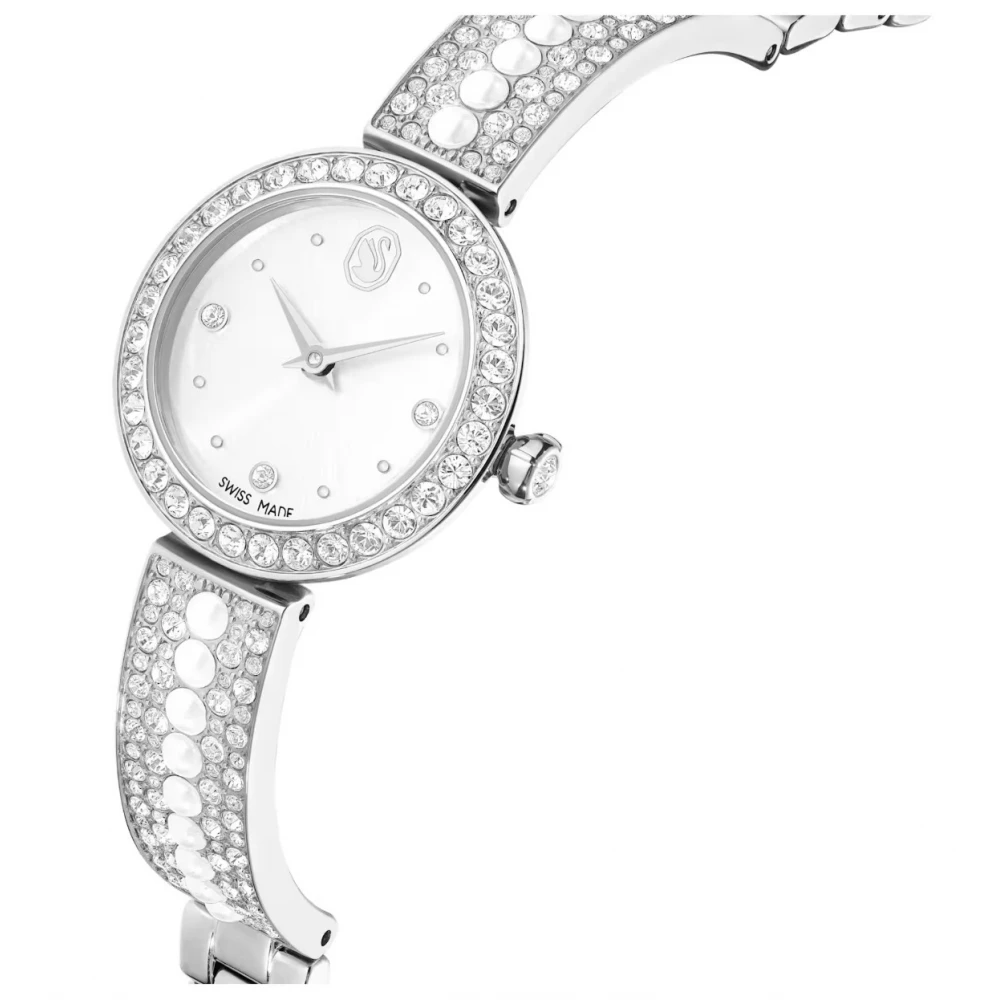 SWAROVSKI Matrix Pearl Bangle Eλβετικής κατασκευής, Κρυστάλλινο μπρασελέ, σε Ασημί τόνο 5743680