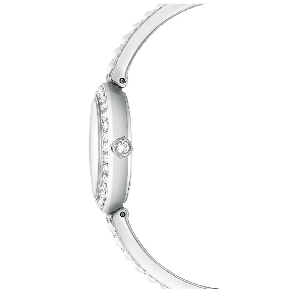 SWAROVSKI Matrix Pearl Bangle Eλβετικής κατασκευής, Κρυστάλλινο μπρασελέ, σε Ασημί τόνο 5743680