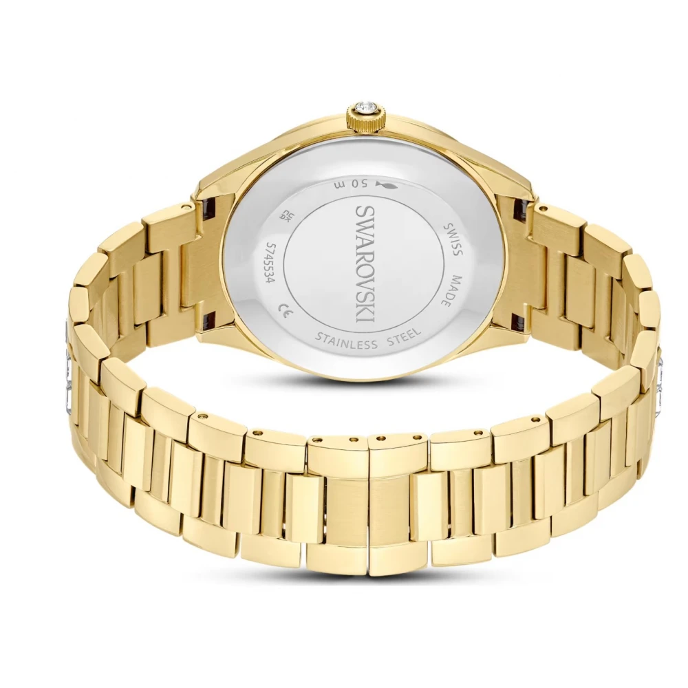 SWAROVSKI Ρολόι Matrix Date με μπρασελέ από Ανοξείδωτο Ατσάλι σε Χρυσό Τόνο 5745534