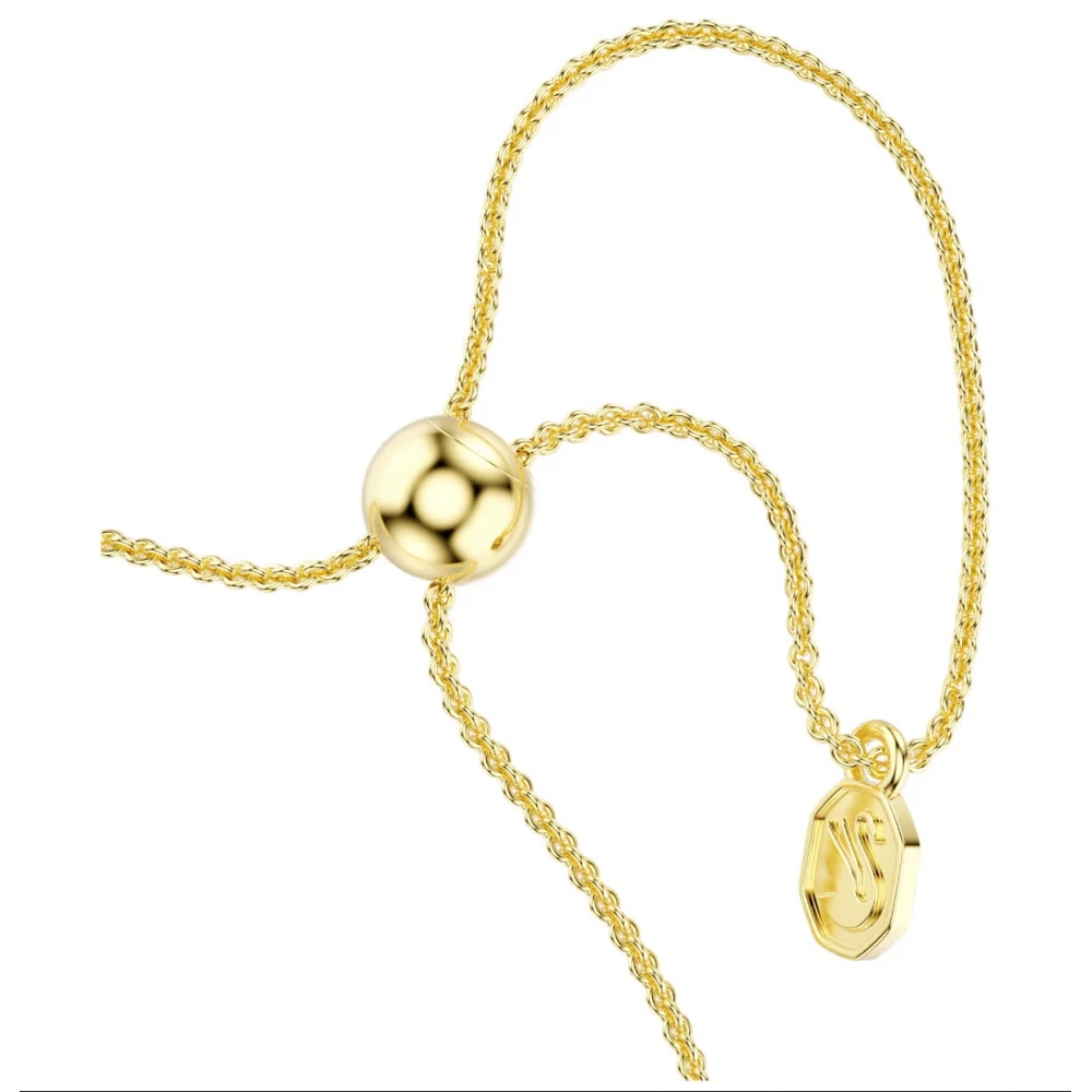 SWAROVSKI Mesmera Βραχιόλι, Επιμετάλλωση σε χρυσό 18Κ, Μικτή κοπή, Λευκό 5747939