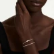SWAROVSKI Mesmera Βραχιόλι, Επιμετάλλωση σε χρυσό 18Κ, Μικτή κοπή, Λευκό 5747953
