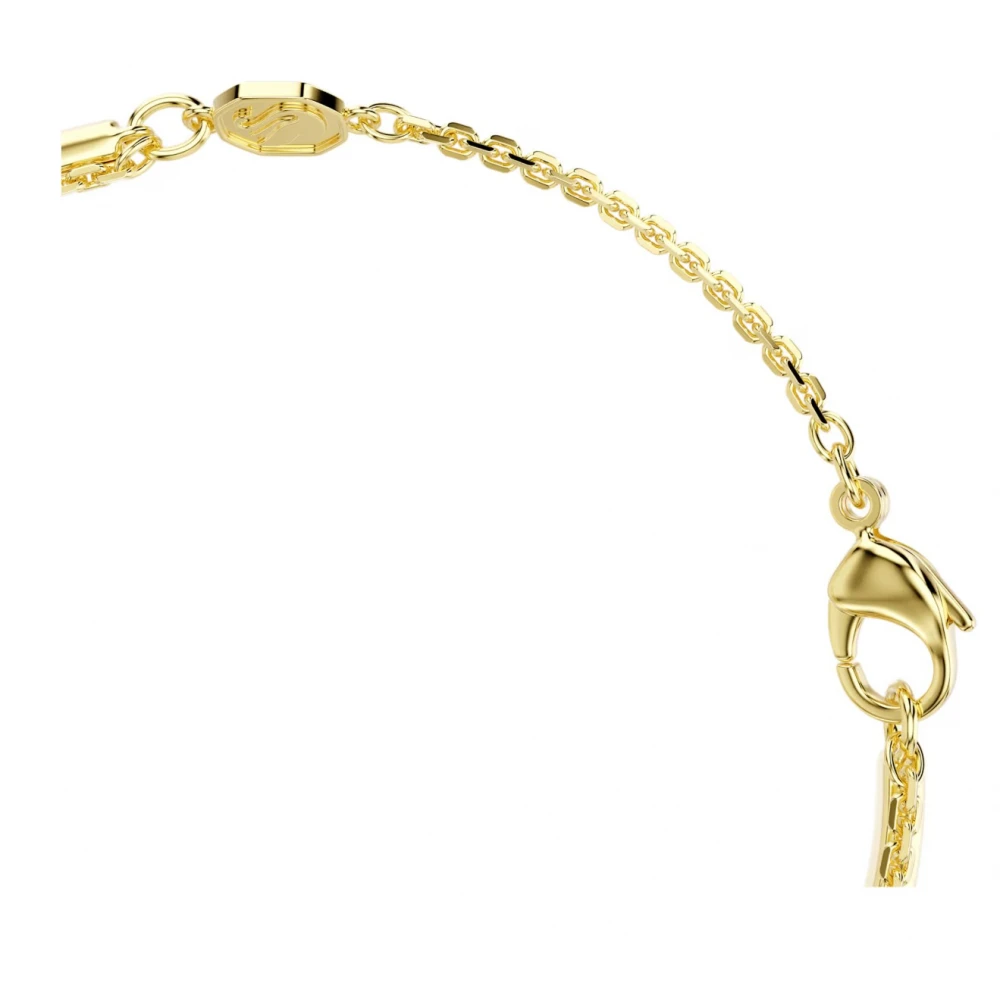 SWAROVSKI Mesmera Βραχιόλι, Επιμετάλλωση σε χρυσό 18Κ, Μικτή κοπή, Λευκό 5747953
