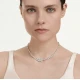 SWAROVSKI Κολιέ Mesmera Marquise κοπή, Λευκό, Επιμετάλλωση ροδίου 5748004